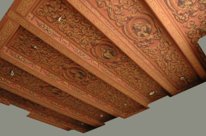 17th C style decorative ceiling painting