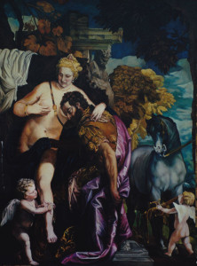 Oil painting copy of Mars and Venus by Poalo Veronese