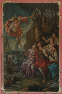 Original oil painting The Descent of Mercury