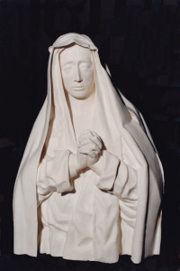 The Sad Virgin, after Alonso El Cano in plaster.