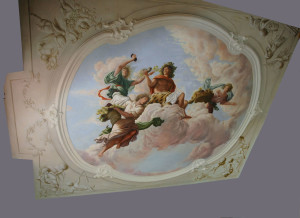 The autumn harvest ceiling painting